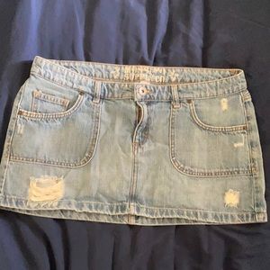 Mossimo Supply denim mini skirt